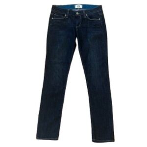 PAIGE Skyline Ankle Peg Dark Wash Jeans